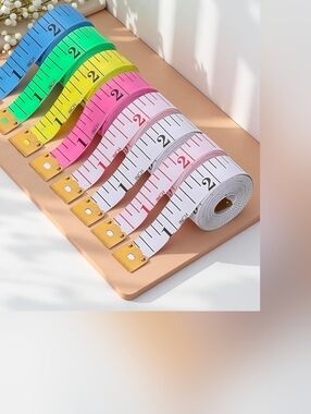(BUY NOW) 1 Soft Measuring Tape 60-inch/150-cm,Double Sided, NEW (RANDOM)